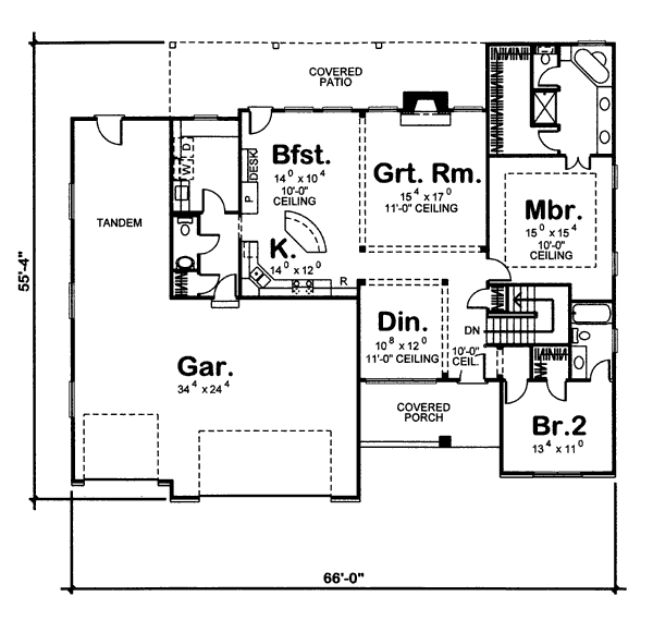 main floor house blueprint
