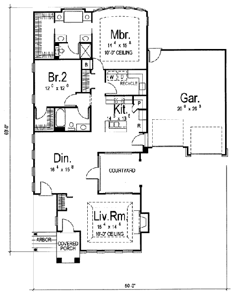 main floor house blueprint