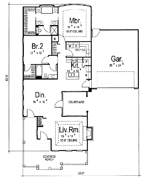 main floor house blueprint