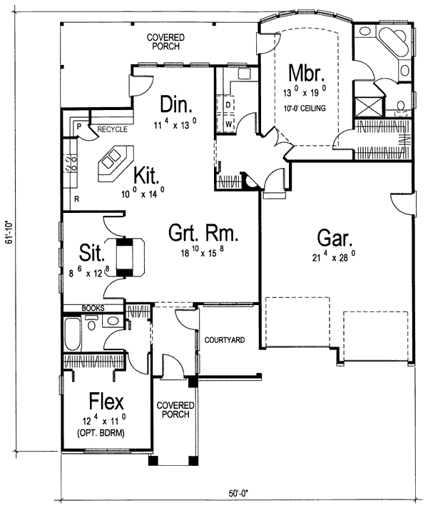 main floor house blueprint