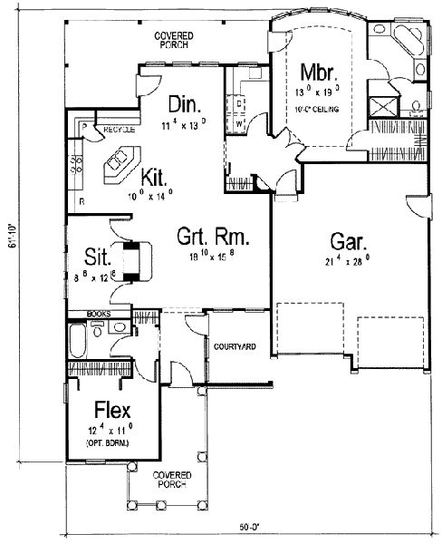main floor house blueprint