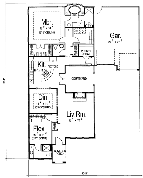 main floor house blueprint