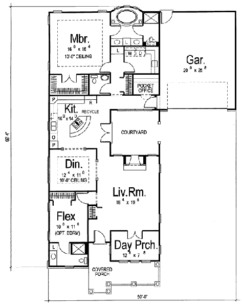 main floor house blueprint