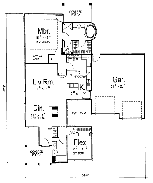main floor house blueprint