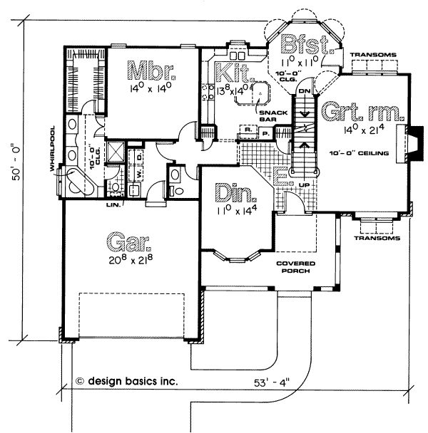main floor house blueprint