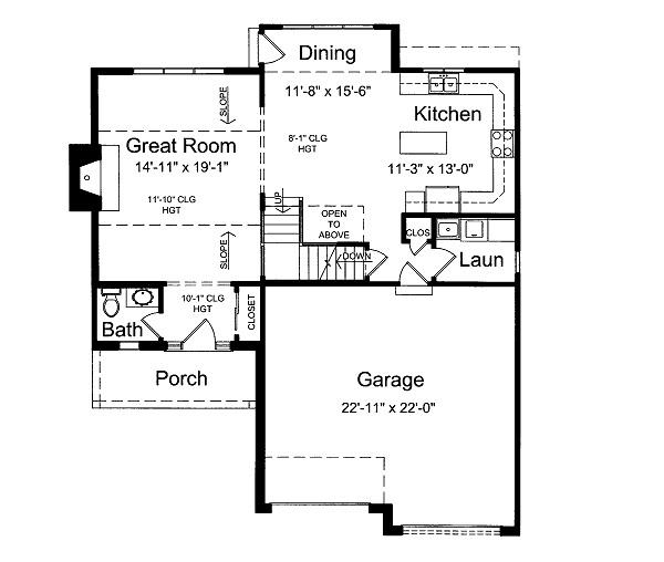 main floor house blueprint