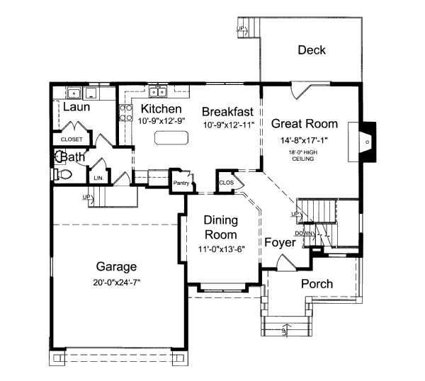 main floor house blueprint