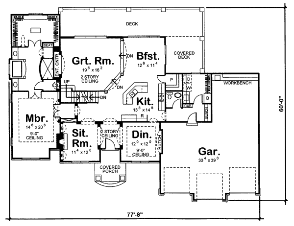 main floor house blueprint