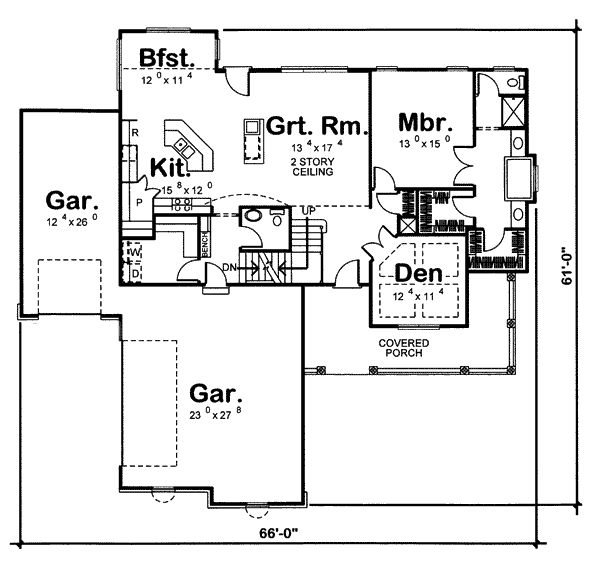 main floor house blueprint