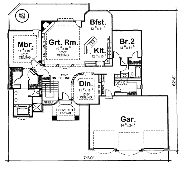 main floor house blueprint
