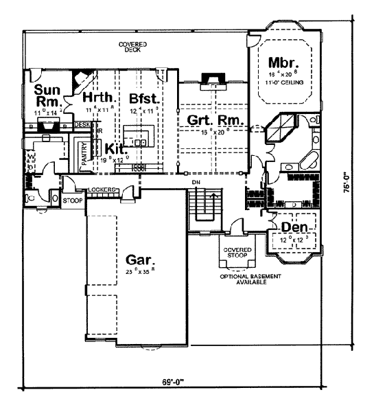main floor house blueprint