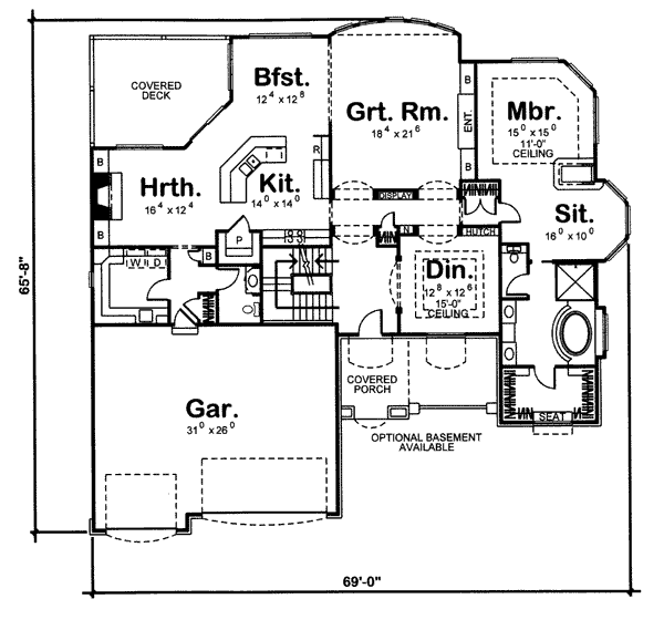 main floor house blueprint
