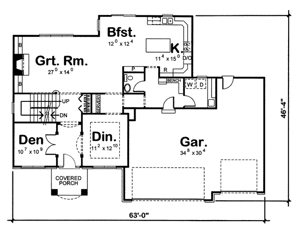 main floor house blueprint