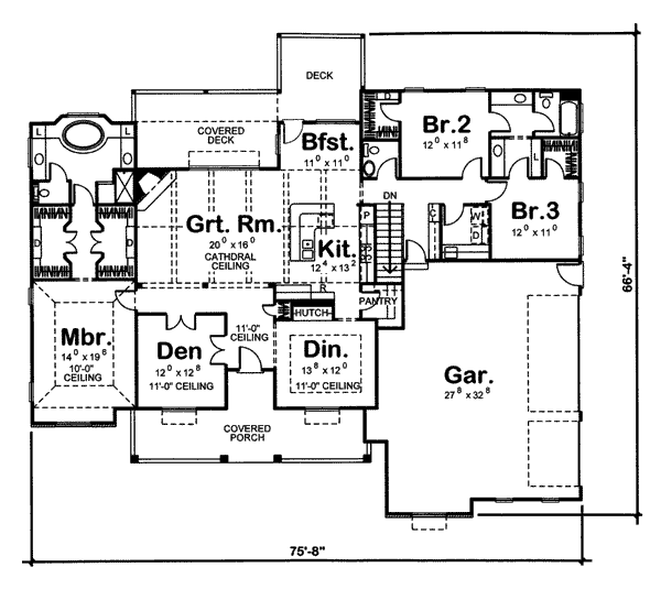 main floor house blueprint