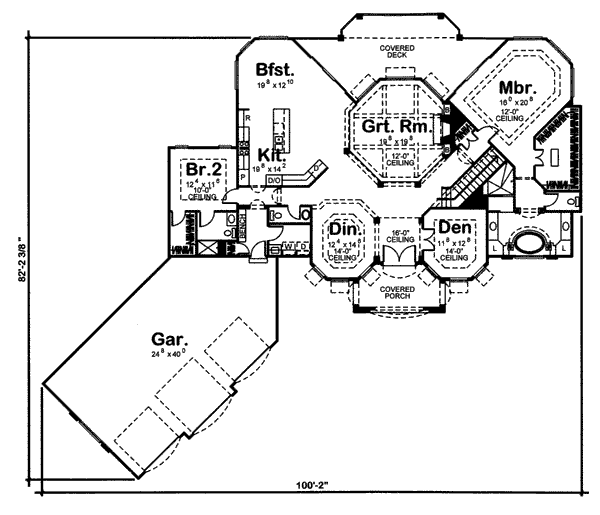 main floor house blueprint