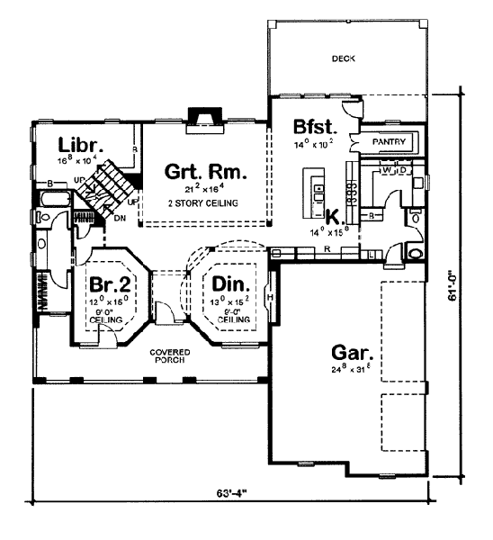 main floor house blueprint