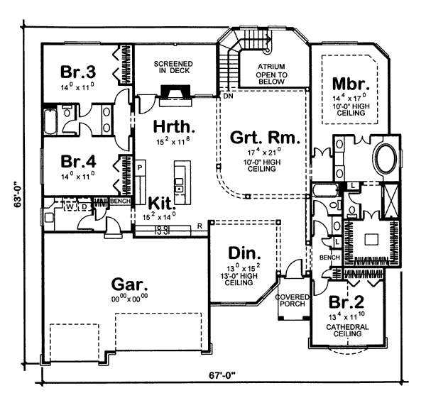 main floor house blueprint