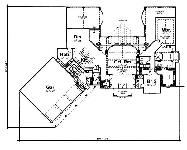 main floor house blueprint