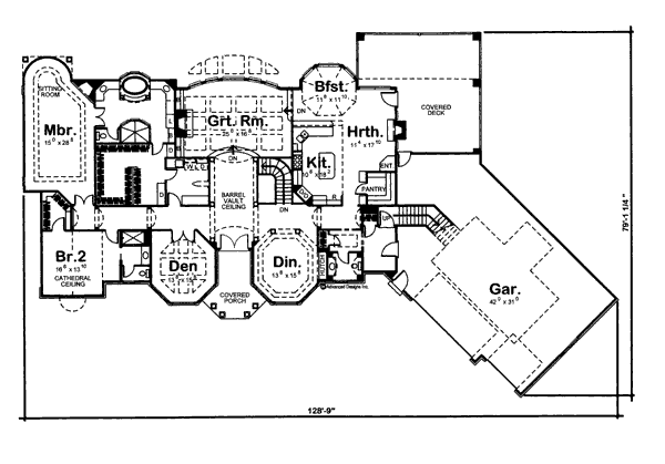 main floor house blueprint