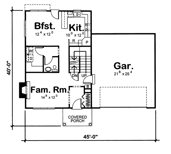 main floor house blueprint