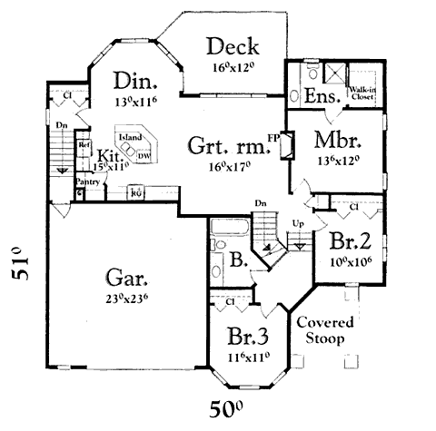 main floor house blueprint