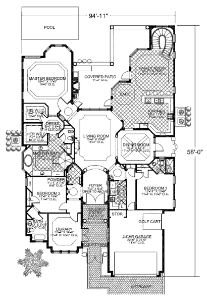 main floor house blueprint