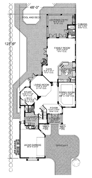 main floor house blueprint