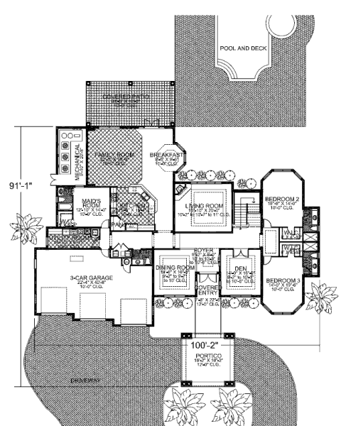 main floor house blueprint