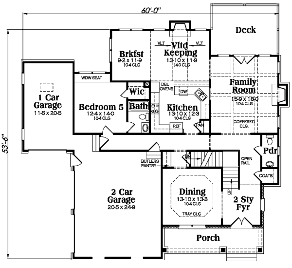 main floor house blueprint