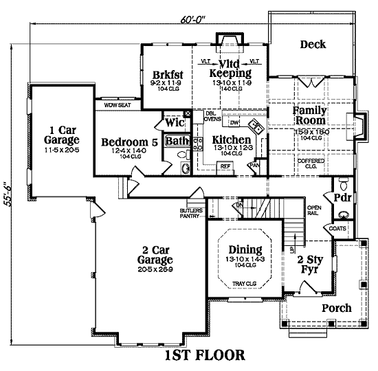 main floor house blueprint