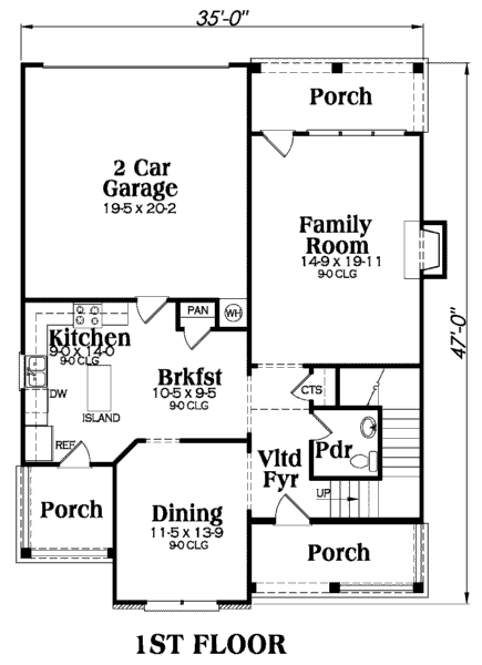 main floor house blueprint