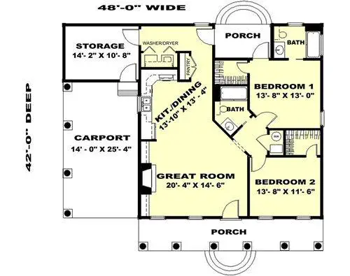 main floor house blueprint