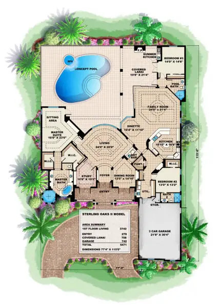 main floor house blueprint