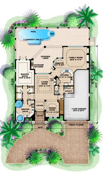 main floor house blueprint