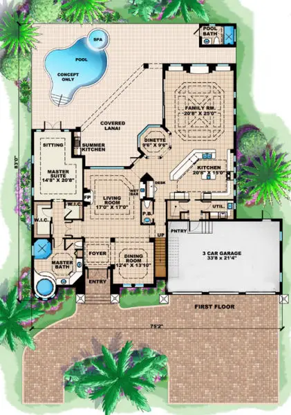 main floor house blueprint