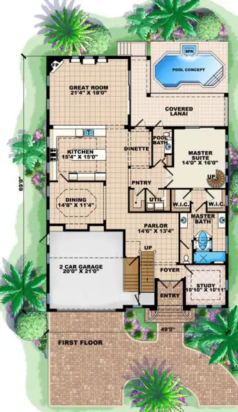 main floor house blueprint