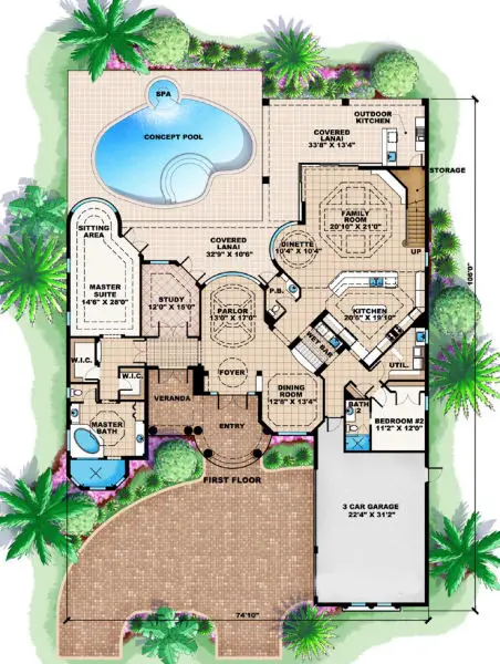 main floor house blueprint