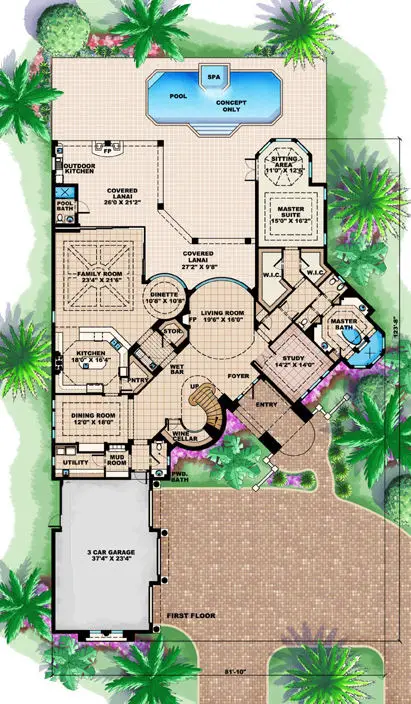 main floor house blueprint