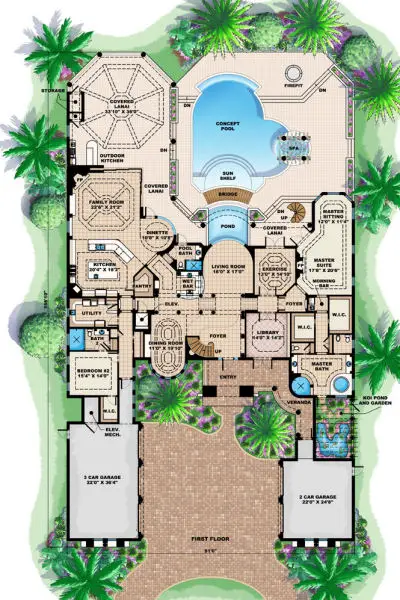 main floor house blueprint