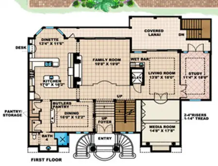 main floor house blueprint