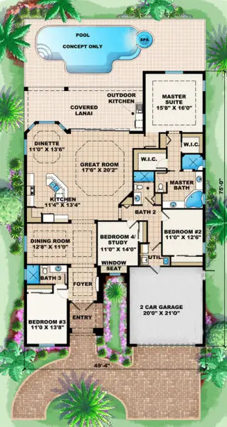 main floor house blueprint