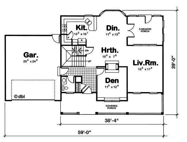 main floor house blueprint