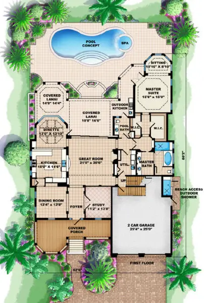 main floor house blueprint