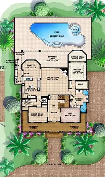 main floor house blueprint