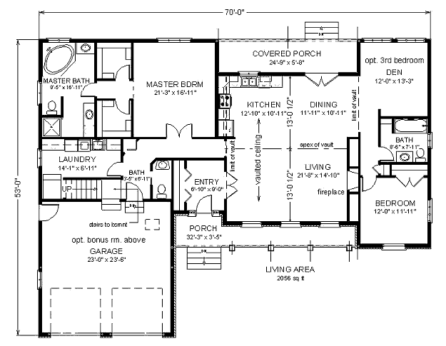 main floor house blueprint