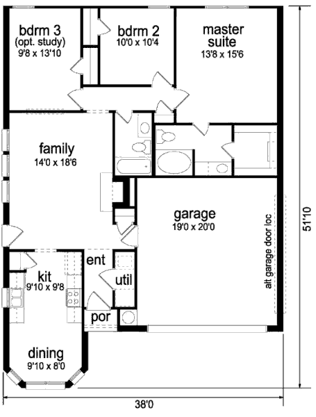 main floor house blueprint