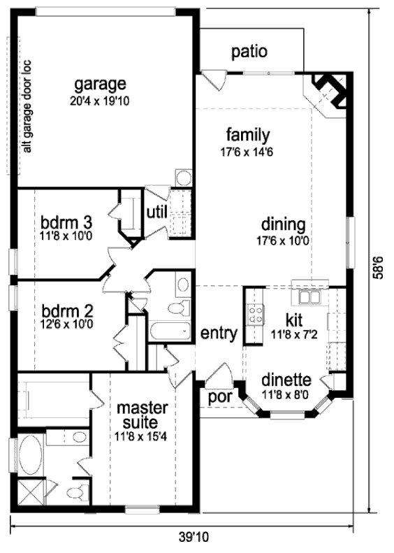 main floor house blueprint
