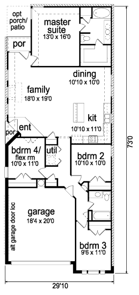 main floor house blueprint