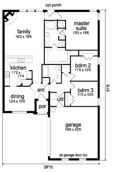 main floor house blueprint