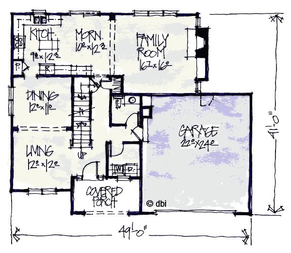 main floor house blueprint